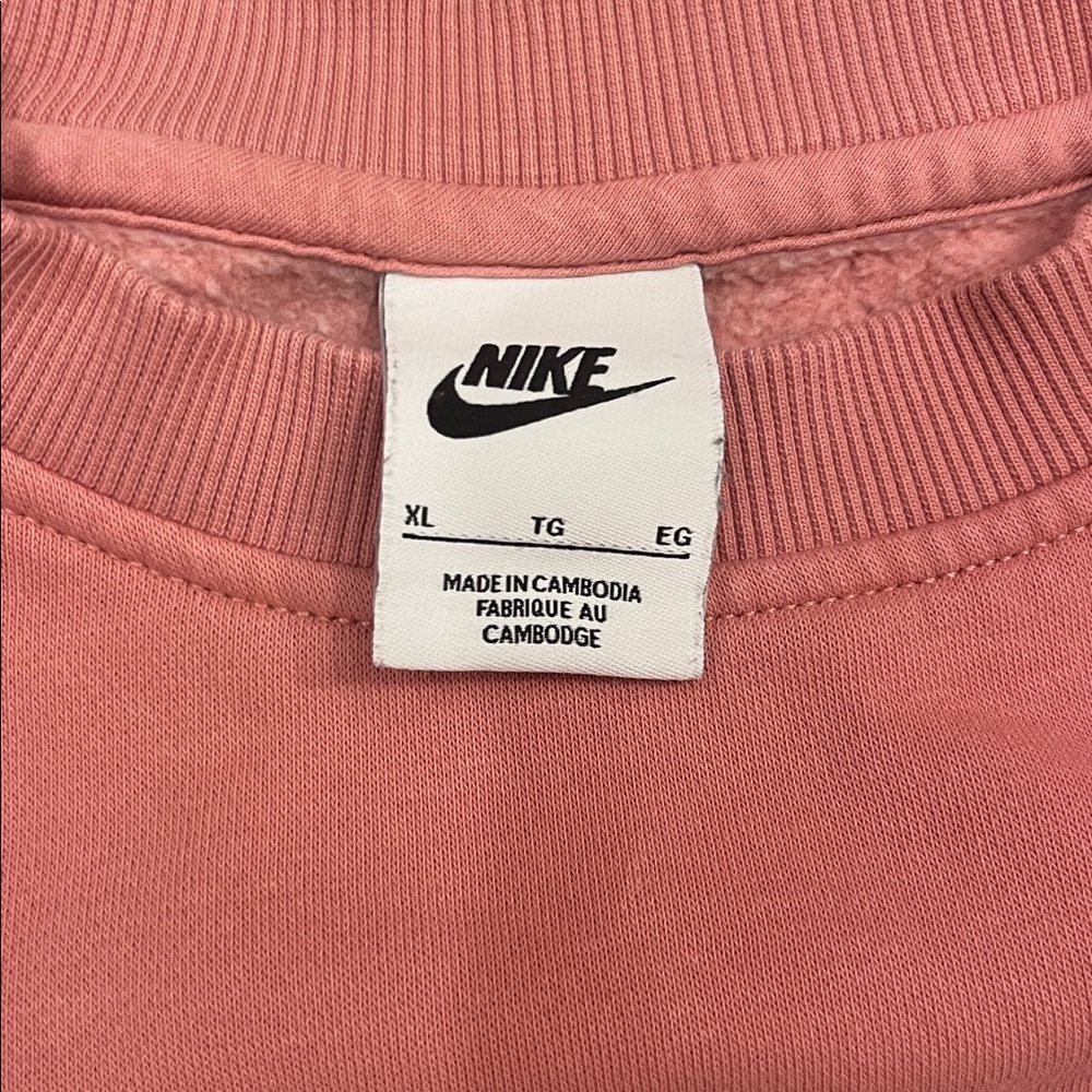 Girls 7-16 Nike Sportswear Fleece Sweatshirt (pink) - Picture 4 of 7
